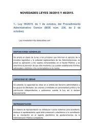 NOVEDADES LEYES 39/2015 Y 40/2015