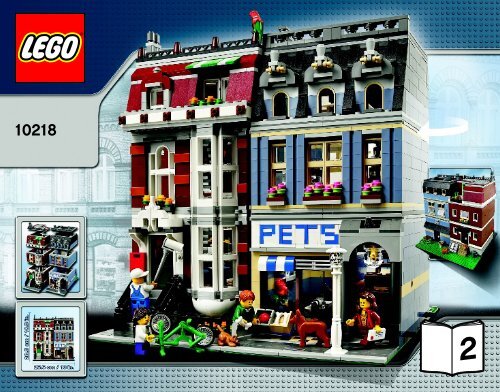 Lego Pet Shop - 10218 (2011) - Build the breathtaking Taj Mahal! BI 3016 80+4 -10218 V46/39 2/2