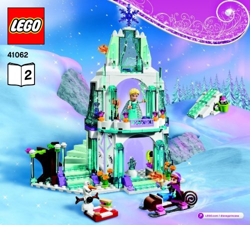 Lego Elsa&rsquo;s Sparkling Ice Castle - 41062 (2015) - Ariel's Amazing Treasures BI 3017 / 32 - 65g - 41062 BOOK 2 V29