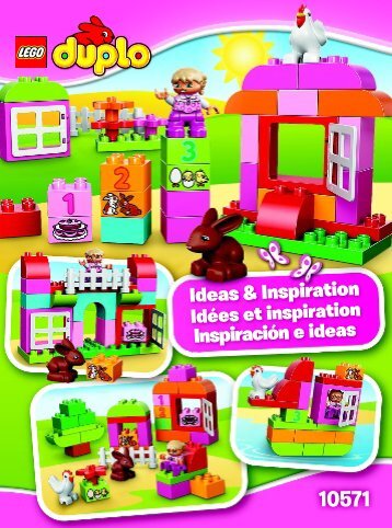 Lego LEGOÂ® DUPLOÂ® All-in-One-Pink-Box-of-Fun - 10571 (2014) - LEGOÂ® DUPLOÂ® Creative Chest INSPIRATIONAL MATERIAL - 10571 V39