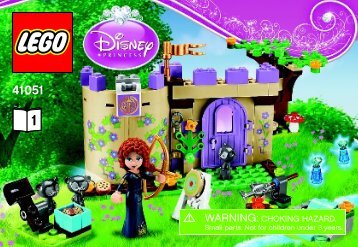 Lego Merida's Highland Games - 41051 (2014) - Ariel's Amazing Treasures BI 3010/28 - 41051 V39 BOOK 1/2