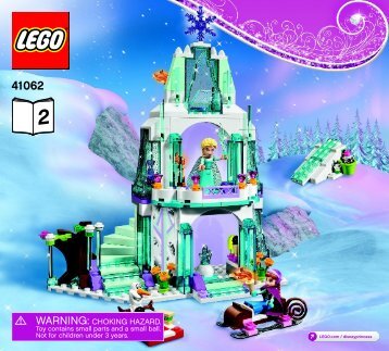 Lego Elsaâs Sparkling Ice Castle - 41062 (2015) - Ariel's Amazing Treasures BI 3017 / 32 - 65g - 41062 BOOK 2 V39