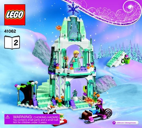 Lego Elsa&rsquo;s Sparkling Ice Castle - 41062 (2015) - Ariel's Amazing Treasures BI 3017 / 32 - 65g - 41062 BOOK 2 V39