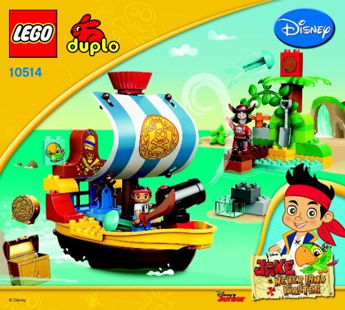 Lego Jake's Pirate Ship Bucky - 10514 (2013) - Never Land Hideout BI 3017 /  20 - 65g, 10514 V39