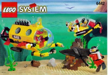 Lego SUBMARINE W. CAMERA - 6442 (1997) - DIVING BI 6442 IN