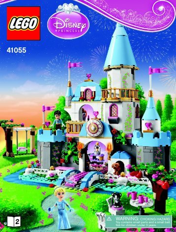 Lego Cinderella's Romantic Castle - 41055 (2014) - Ariel's Amazing Treasures BI 3019/68+4*- 41055 V39 BOOK 2/2