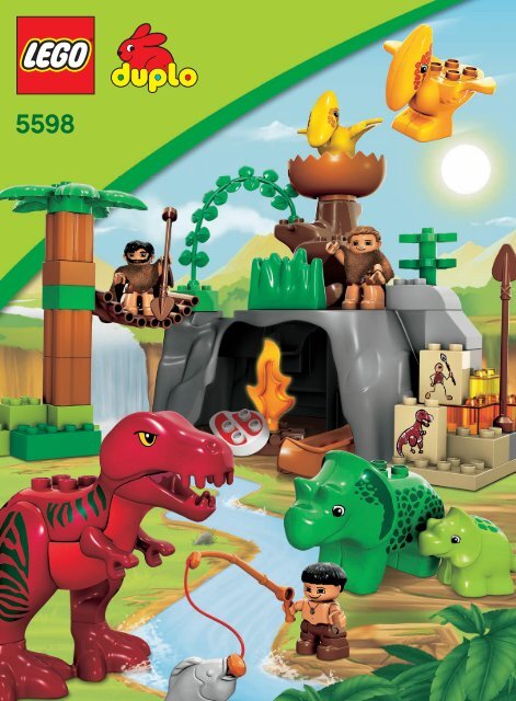 Lego Dino Valley - 5598 (2008) - LEGO&amp;reg; DUPLO&amp;reg; Dragon Tower  BUILDING INTRUCTION, 5598