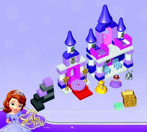 Lego Sofia the First Royal Castle - 10595 (2015) - Sofia the First Royal Stable BI 3017 / 24 - 65g 10595 V39