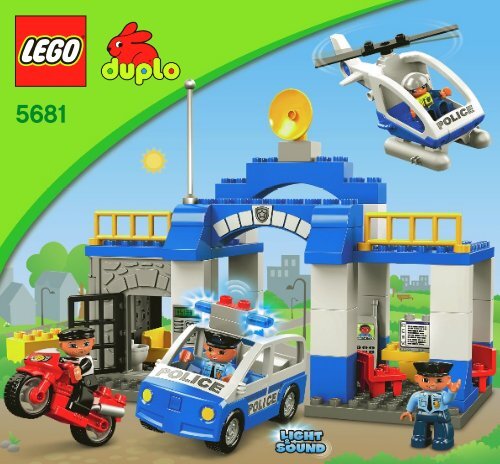 Lego DUPLO Police - 66393 (2011) - DUPLO Train BI 3005/16 GLUED-5681 V29/V39