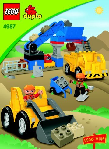 Lego Gravel Pit - 4987 (2007) - Police Action BUILDING INTRUCTION, 4987, V29