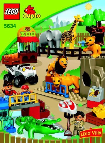 Lego LEGOÂ® DUPLOÂ® Feeding Zoo Value Pa - 66320 (2009) - Fire Station BI 3006/ 8-GLUED-5634