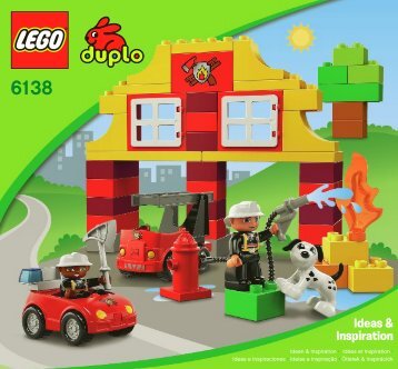 Lego My First Fire Station - 6138 (2011) - Police Station BI 3005/12 - 6138 V29
