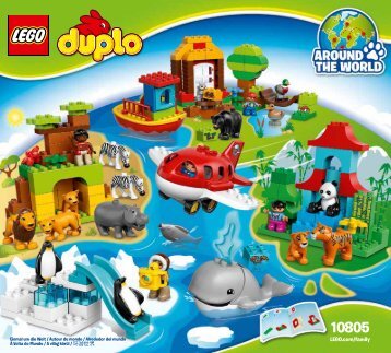 Lego Around the World - 10805 (2016) - Jungle BI 3017/60/65g Glued, 10805 V29