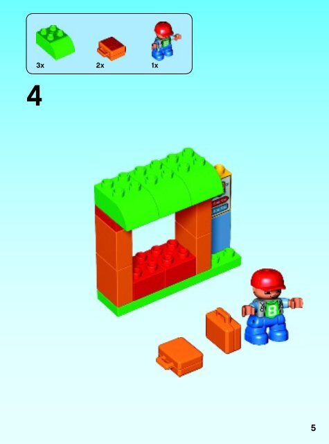 Lego School Bus - 10528 (2014) - Horse Stable BI 3022/12-65G - 10528 V39