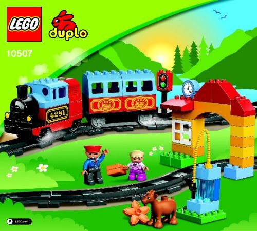 Lego My First Train Set - 10507 (2013) - Horse Stable BI 3017 / 24 - 65g, 10507 V110/V140