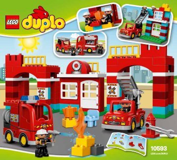 Lego Fire Station - 10593 (2015) - Rally Car BI 3017 / 24 - 65g 10593 V29