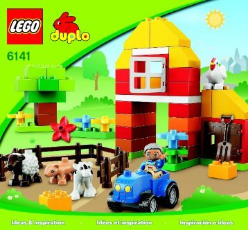 Lego My First LEGOÂ® DUPLOÂ® Farm - 6141 (2012) - Police Station BI 3005/12, 6141 V39