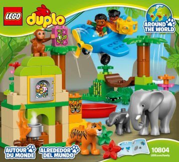 Lego Jungle - 10804 (2016) - Jungle BI 3017/40/65g Glued, 10804 V39