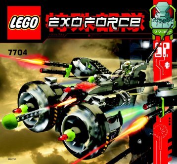 Lego Sonic Phantom - 7704 (2006) - EXO-FORCE Co-Pack A BI,IN29-7704