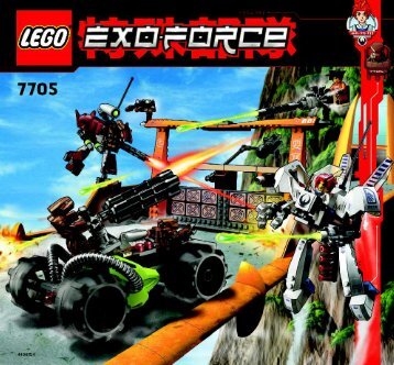 Lego Gate Assault - 7705 (2006) - EXO-FORCE Co-Pack A BUILDING INSTRUC.,7705, IN 29