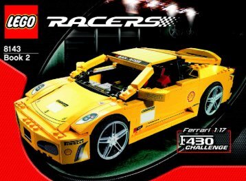 Lego Ferrari F430 Challenge - 8143 (2006) - Ferrari F1 1:24 BUILDING INSTRUC 8143 NA 2/2