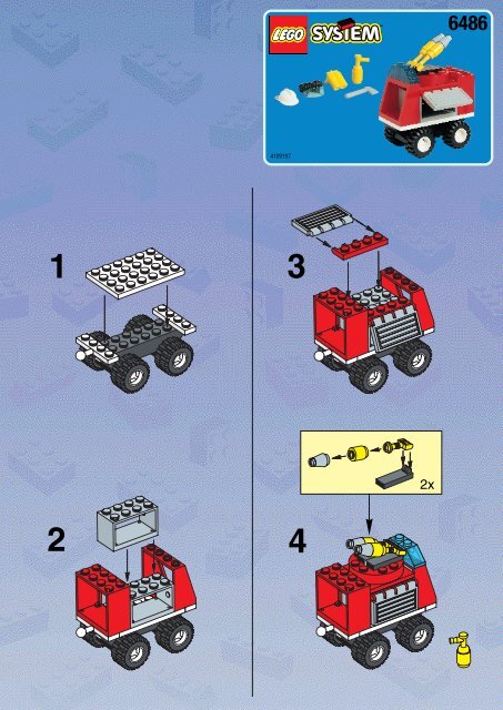 Simple lego fire truck sale