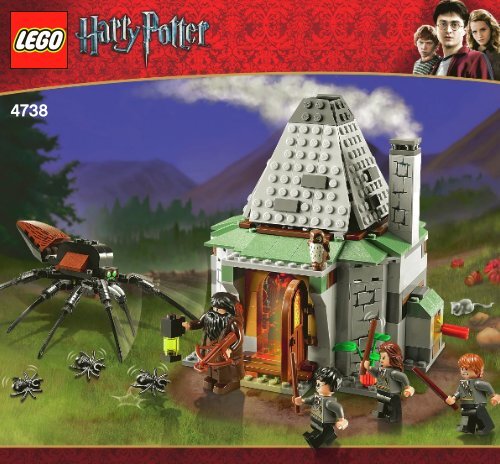 Lego Hagrid s Hut 4738 2010 Escape from Privet Drive BI 3005 76 4 4738 ver