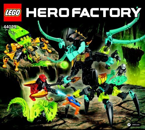 Lego QUEEN BEAST VS. FURNO, EVO &amp; STORMER - 44029 (2014) - SURGE &amp; ROCKA COMBAT MACHINE BI 3017 / 40 - 65g 44029 V29