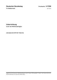 Deutscher Bundestag 18/7250 Unterrichtung
