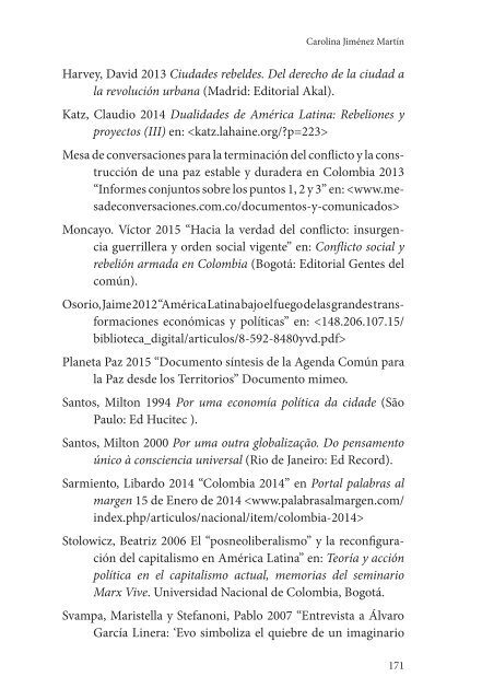 NEOLIBERALISMO EN AMÉRICA LATINA CRISIS TENDENCIAS Y ALTERNATIVAS