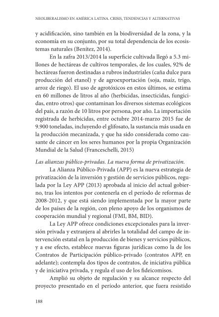 NEOLIBERALISMO EN AMÉRICA LATINA CRISIS TENDENCIAS Y ALTERNATIVAS