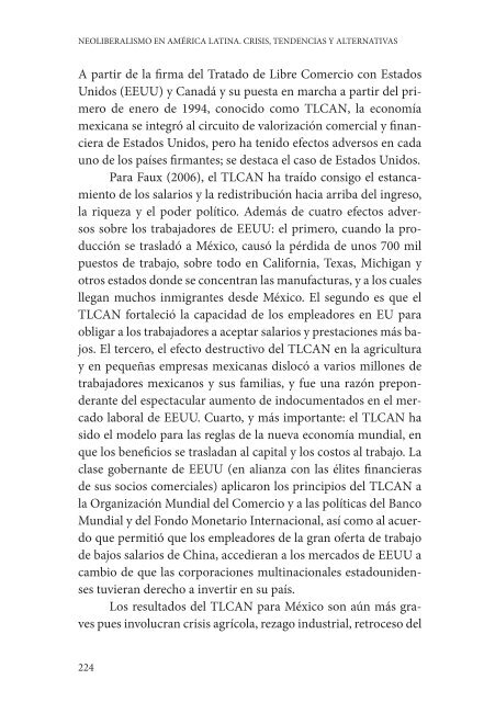 NEOLIBERALISMO EN AMÉRICA LATINA CRISIS TENDENCIAS Y ALTERNATIVAS