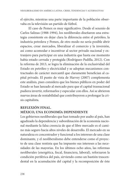 NEOLIBERALISMO EN AMÉRICA LATINA CRISIS TENDENCIAS Y ALTERNATIVAS