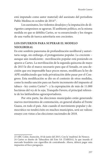 NEOLIBERALISMO EN AMÉRICA LATINA CRISIS TENDENCIAS Y ALTERNATIVAS