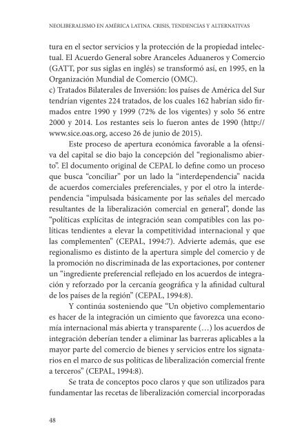 NEOLIBERALISMO EN AMÉRICA LATINA CRISIS TENDENCIAS Y ALTERNATIVAS