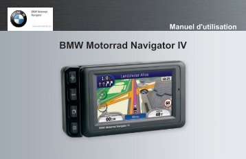 Garmin BMW Motorrad Navigator IV - Manuel d utilisation