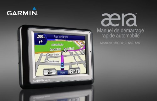 Garmin aera 560 - Manuel de demarrage rapide automobile