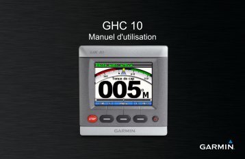 Garmin GHPâ¢ 20 Marine Autopilot System for Steer-by-wire with GHCâ¢ 10 - Manuel d'utilisation