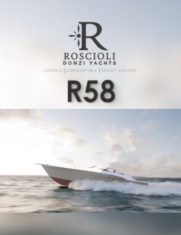 Roscioli Donzi Yachts R58 - Express - Convertible - Sport Cruiser