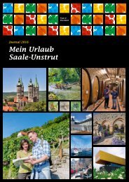 Urlaubsangebote  für die Saale-Unstrut-Region 2016