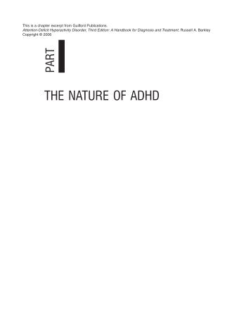 THE NATURE OF ADHD - Russell A. Barkley, Ph.D.