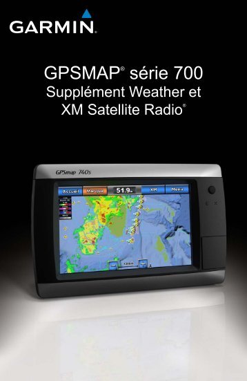 Garmin GPSMAP740s/GMR18HD Bundle - SupplÃ©ment