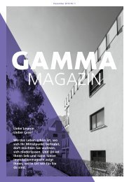 Gamma Magazin Dezember 2015