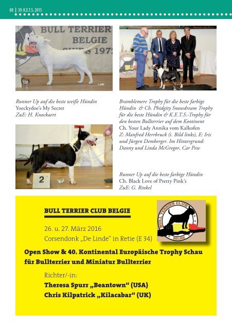 Bull Terrier Journal 2015