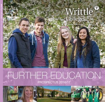 Writtle College Further Education Prospectus