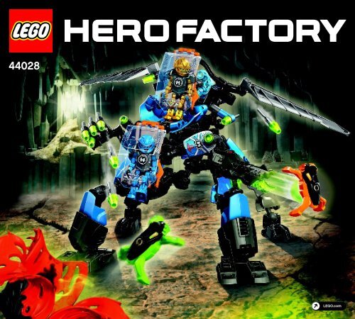 Lego SURGE &amp; ROCKA COMBAT MACHINE - 44028 (2014) - SURGE &amp; ROCKA COMBAT MACHINE BI 3017 / 48 - 65g 44028 V39