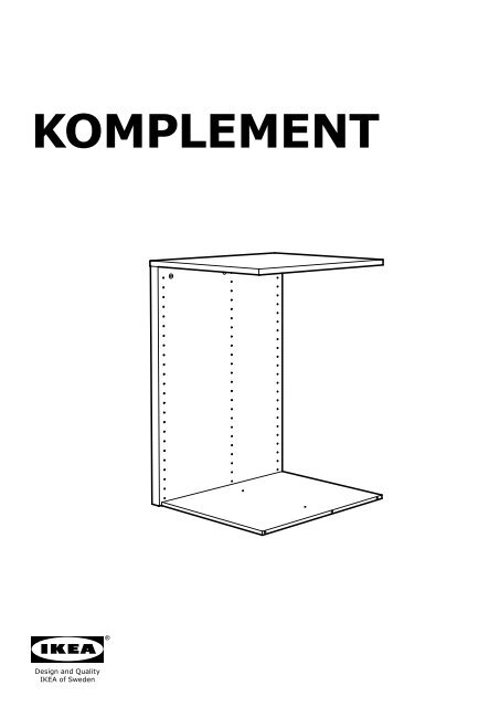 Ikea PAX armoire-penderie - S29128885 - Plan(s) de montage