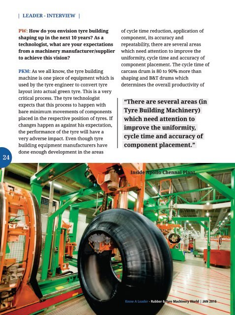 Interview With A Tyre Leader_PK Mohamed_Apollo Tyres