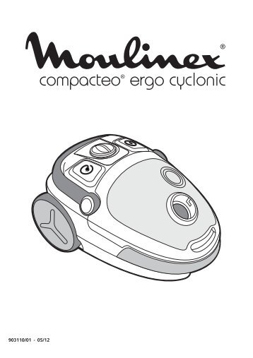 Moulinex compateo ergo cyclonic noir/violet - MO535901 - Modes d'emploi compateo ergo cyclonic noir/violet Moulinex