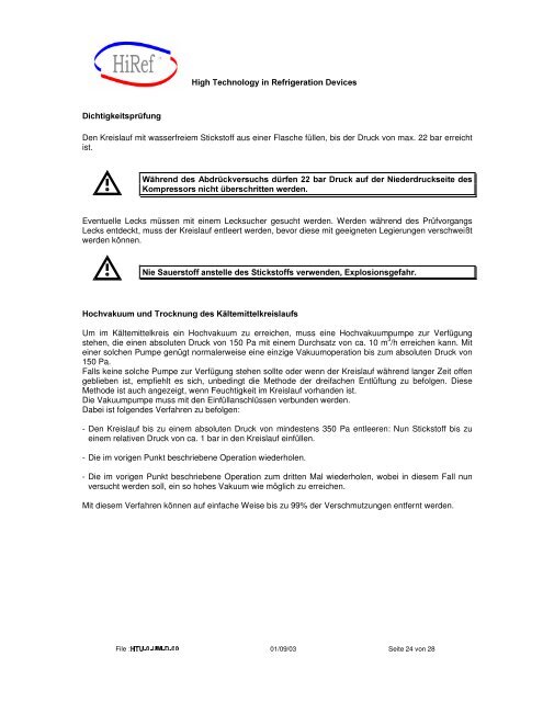 Bedienungsanleitung HTD/HTU - Wolf (Schweiz) AG